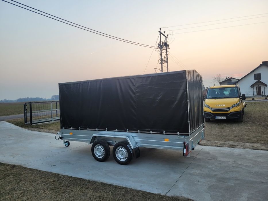 Wynajem przyczepka z plandeką KAT B na motocykle quada przeprowadzki