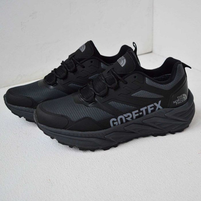 Кросівки The North Face Goretex Black Gray чорні з сірим, термо 41- 46
