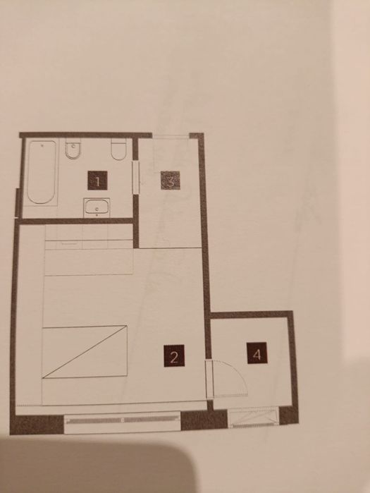 Apartamento T0 para arrendar por 800€ mês no centro de Gaia