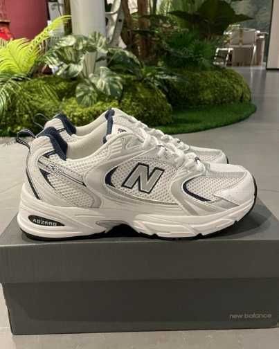 New Balance 530 White Silver Navy r.39.5
