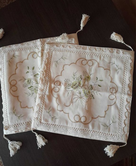 Наволочки на подушечки 2шт. 42х42см.