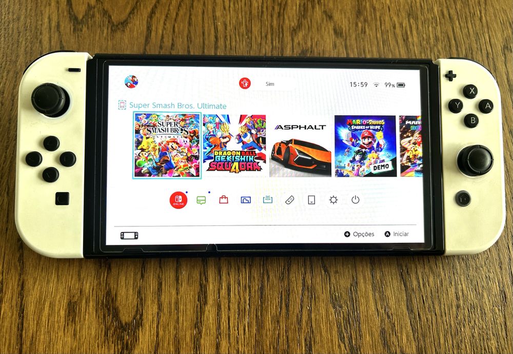 Nintendo Switch OLED | Caixa + Cartão 256GB | Excelente estado