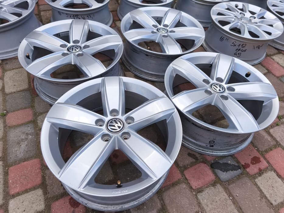 Felgi aluminiowe 17 Volkswagen Golf Passat Tiguan TOURAN Sharan Caddy 5x112