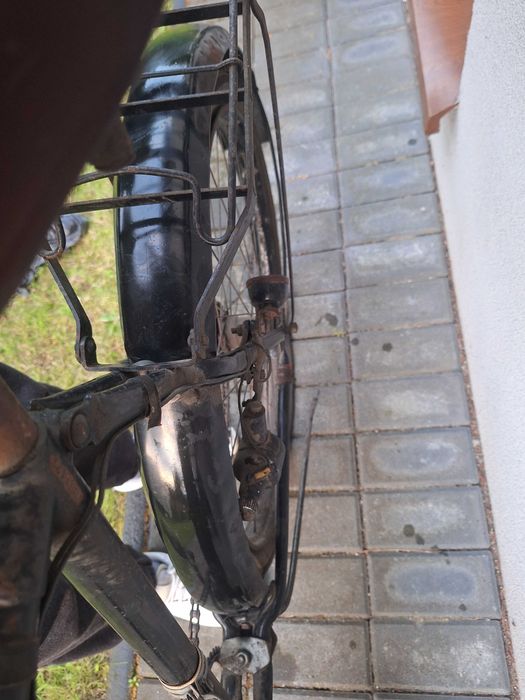 Stary powojenny rower PRL zabytek antyk