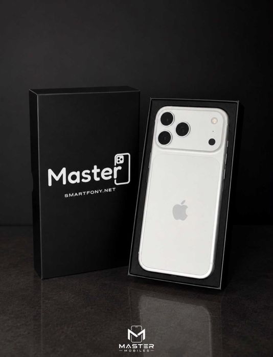 iPhone 17 Pro Max 512gb Silver | SIM+ESIM | Standard ASIS | Bateria 100% | Gwarancja 12M | RATY