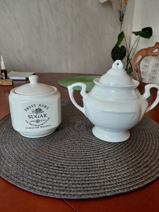 Сахарница керамическая