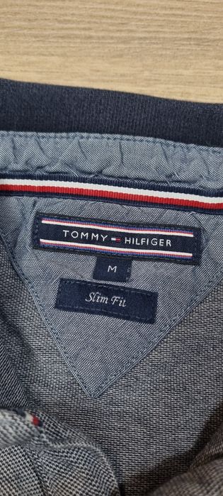 Koszulka polo męska Tommy Hilfiger, polówka, TH, logo, premium