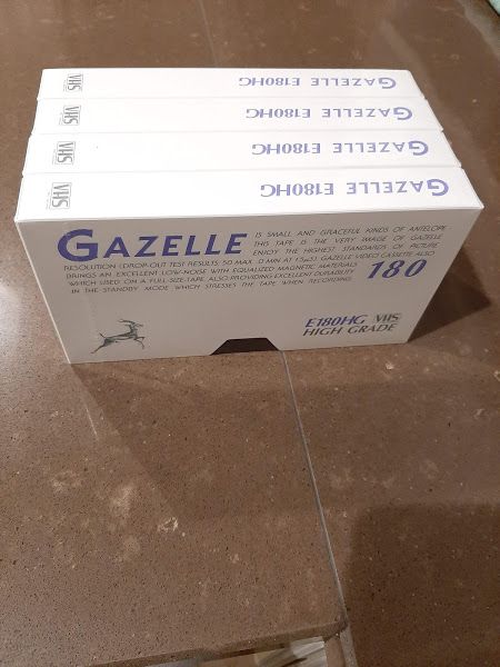 Продам новые видеокассеты 180 мин. производства Япония GAZELLE