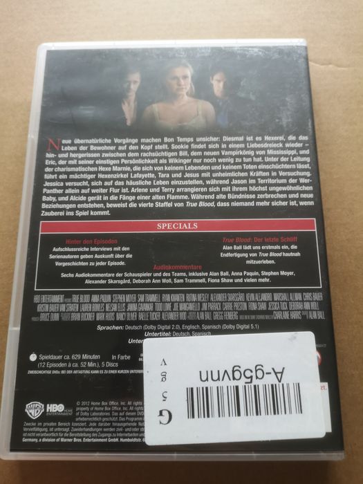 True Blood sezon 4 dvd deu
