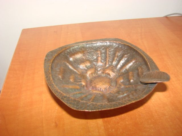 miedziana popielniczka mx