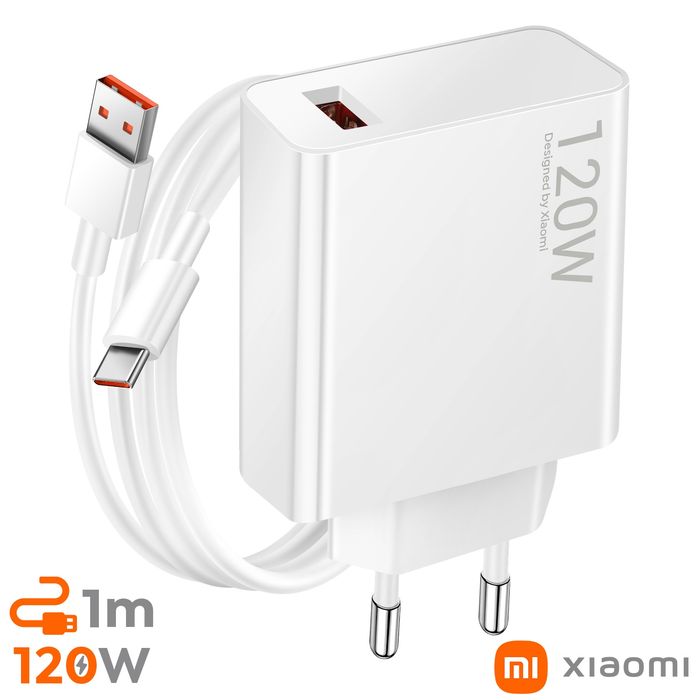 Carregador de 120w da Xiaomi