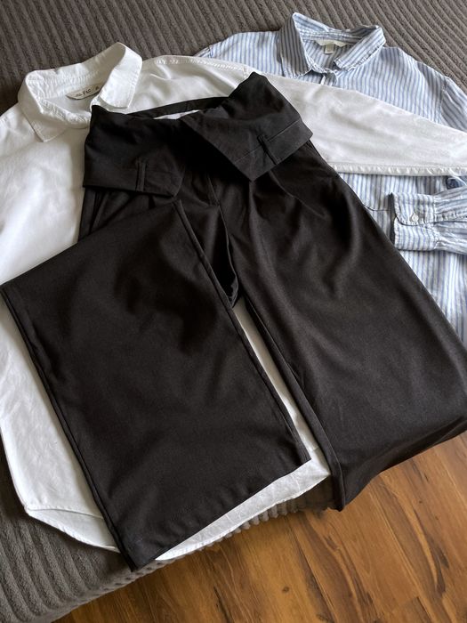 Штани прямі брюки широкі