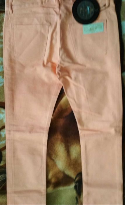 Aprill 71 różowe spodnie jeans 31