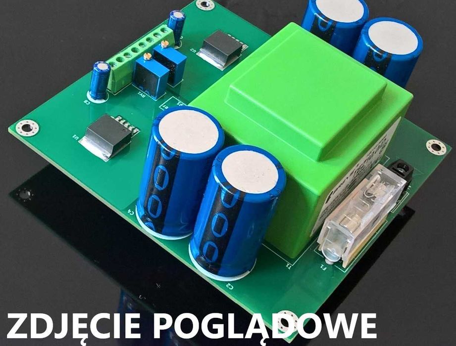 Płytka drukowana PCB do zasilacza LM2941/LM2991