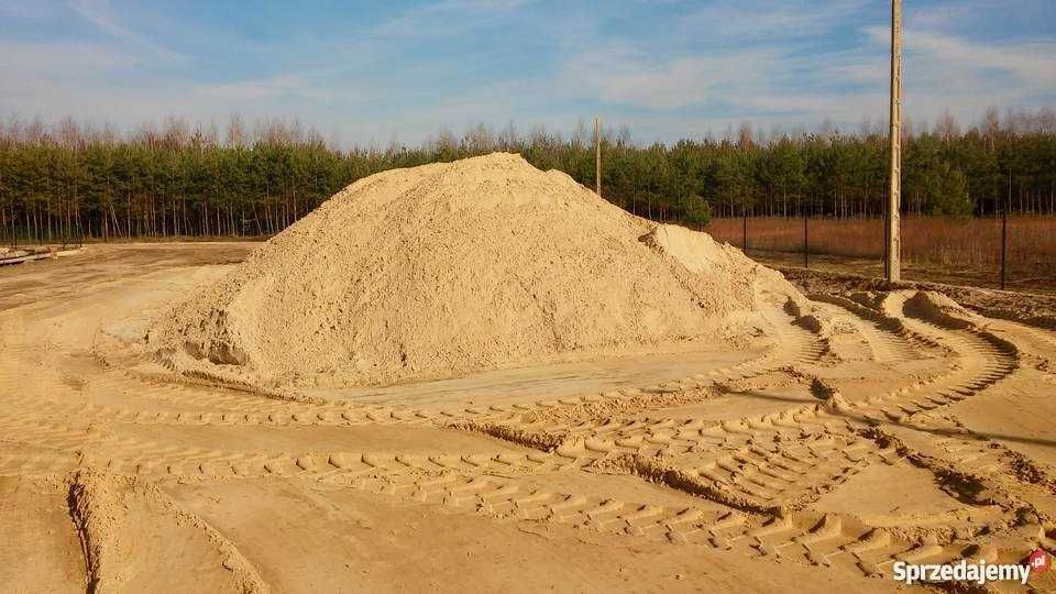 piasek , piasek zasypowy budowlany piach wykop transport