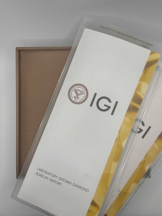 Kolczyki Z Diamentami 1.07 CT. | Żółte Złoto 14k.| Certyfikat IGI|Nowe