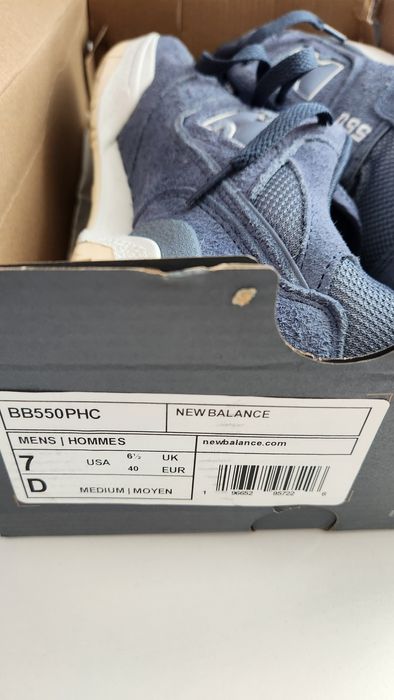 New Balance 550, блакитні, 40 розмір.
