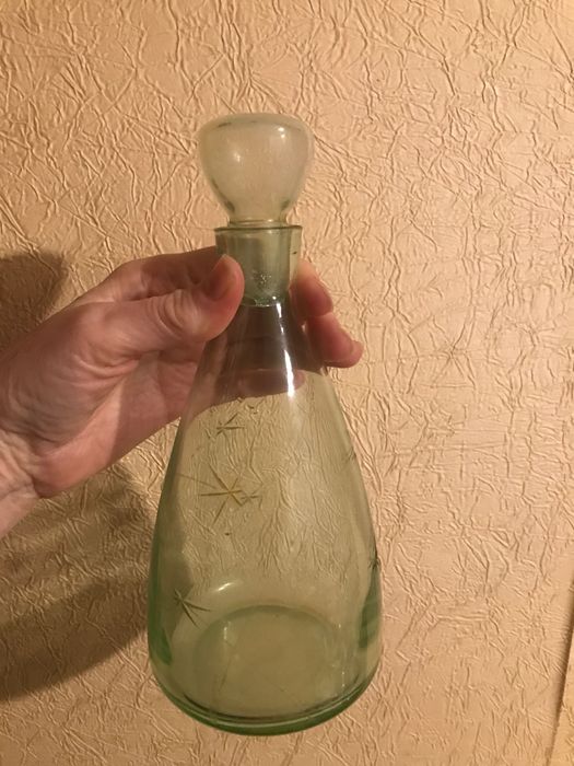 Графин стеклянный для спиртного