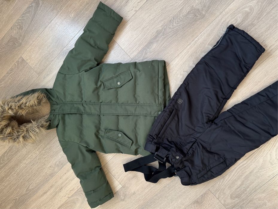 Пуховик Комбінезон резерв reserved зимова куртка зимовий комплект