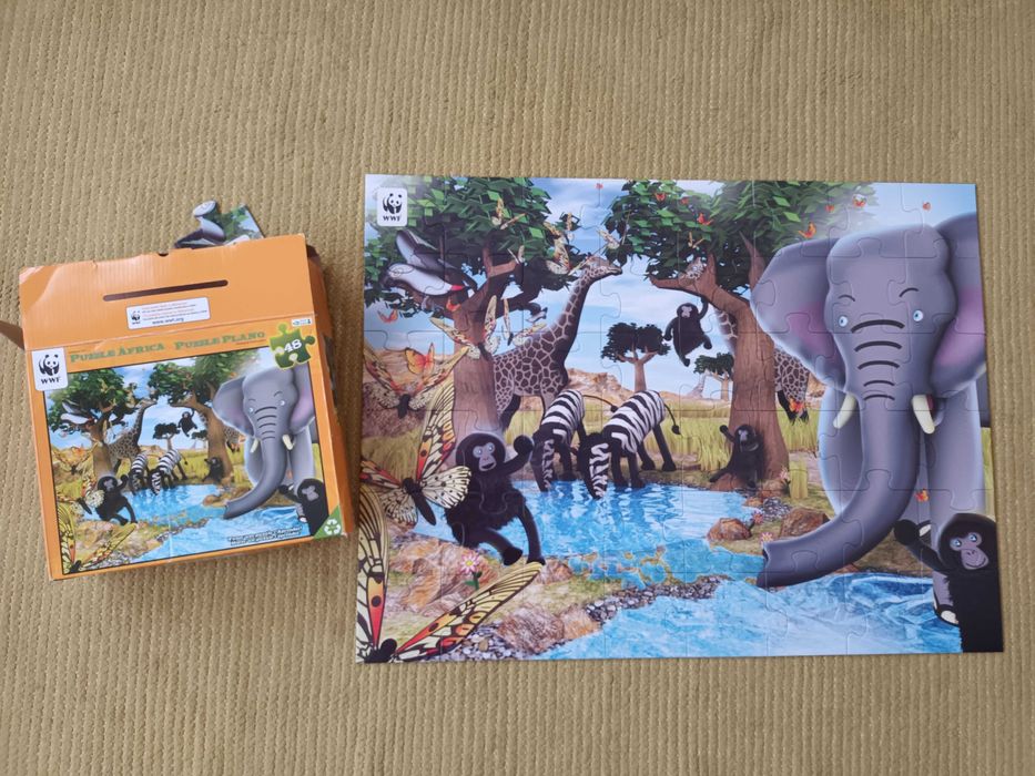 Puzzle Animais África - WWF