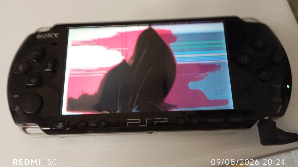 PSP para peças, gráfica avariada!