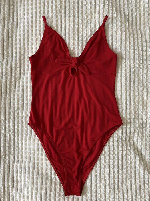 Body czerwone H&M rozm. M dopasowane i elastyczne