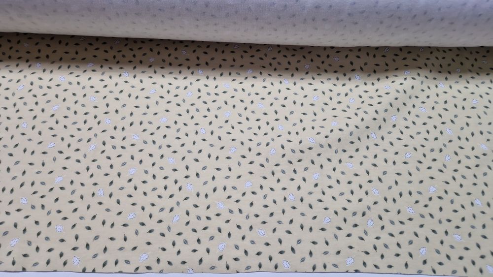 Bawełna żółta wzór szer.144 cm.