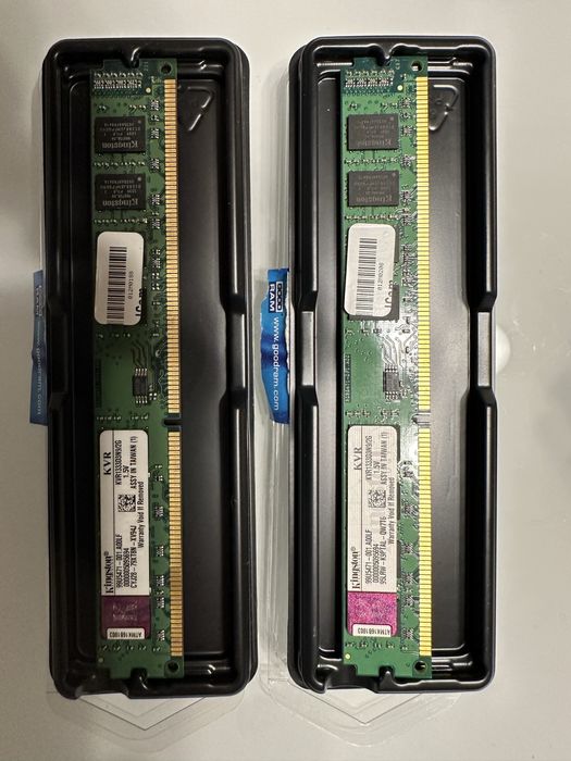 Pamięć RAM Kingston DDR3 2×2 GB 1333 MHz (KVR1333D3N9/2G)