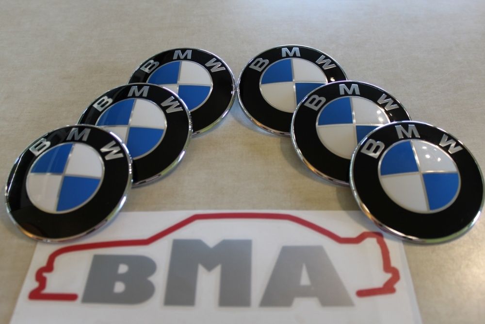 BMW Nowy Emblemat 82 mm Na Maskę Przód 100% Oryginał Części BMA
