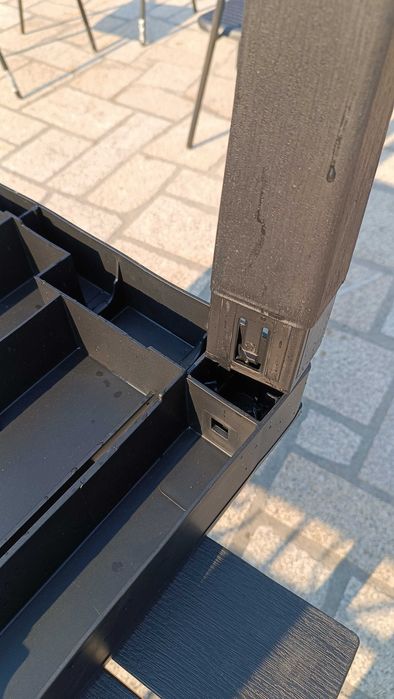 Mesas e cadeiras de jardim