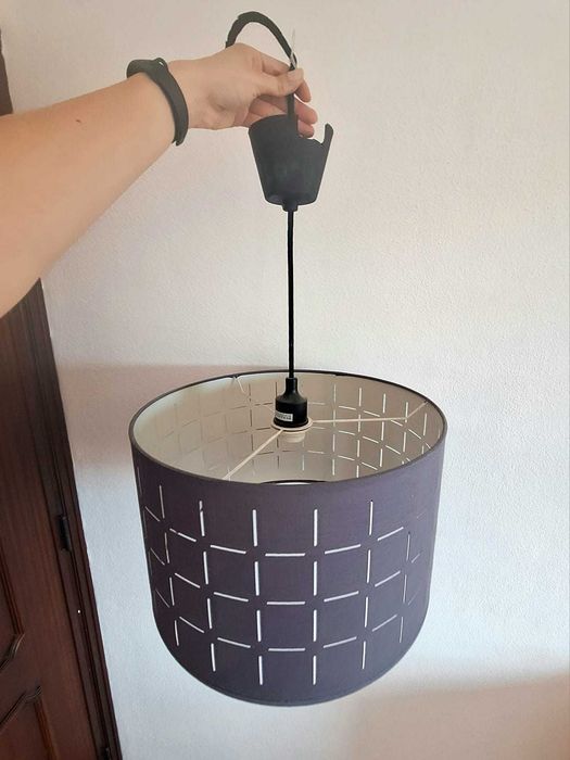 Hanging Lamp - Gray - 2 pcs