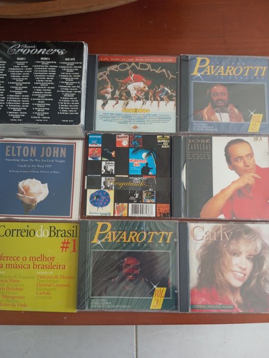 CD e coletâneas vários estilos musicais classica blues rock
