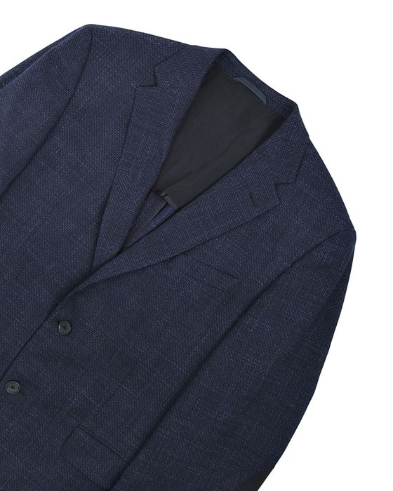HUGO BOSS  чоловічий синій фактурний піджак з налокітниками. Оригінал. 52 (L/XL)