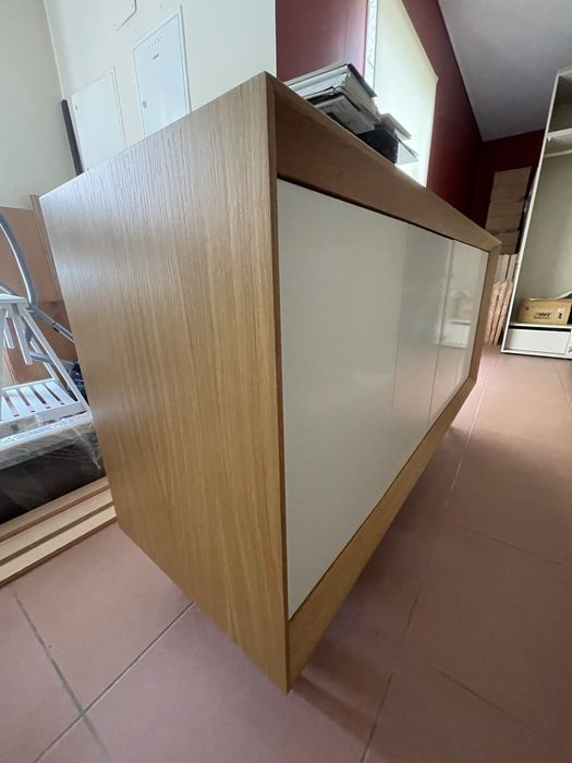 Aparador de Sala Madeira e Lacado