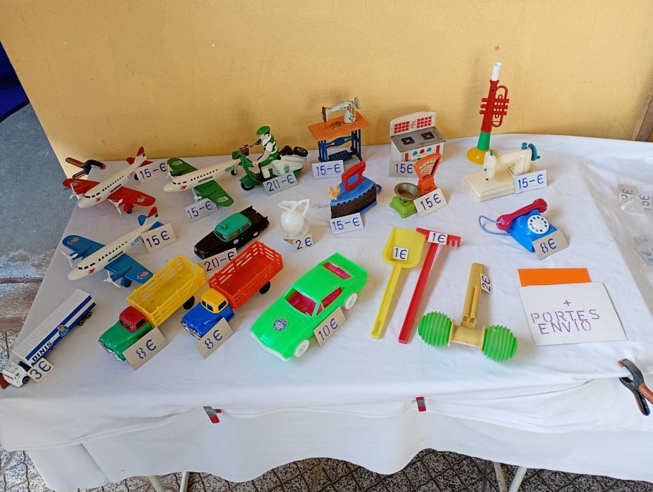 Brinquedos plásticos portugueses vários fabricantes