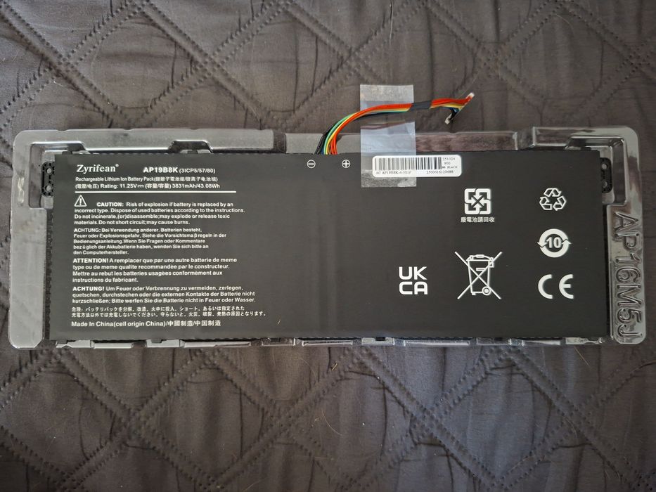 Nowa bateria do laptopa AP19B8K