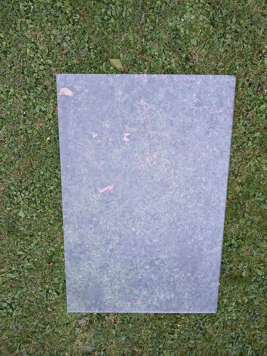 Blat szklany 78x118 cm (używany) Oddam za darmo