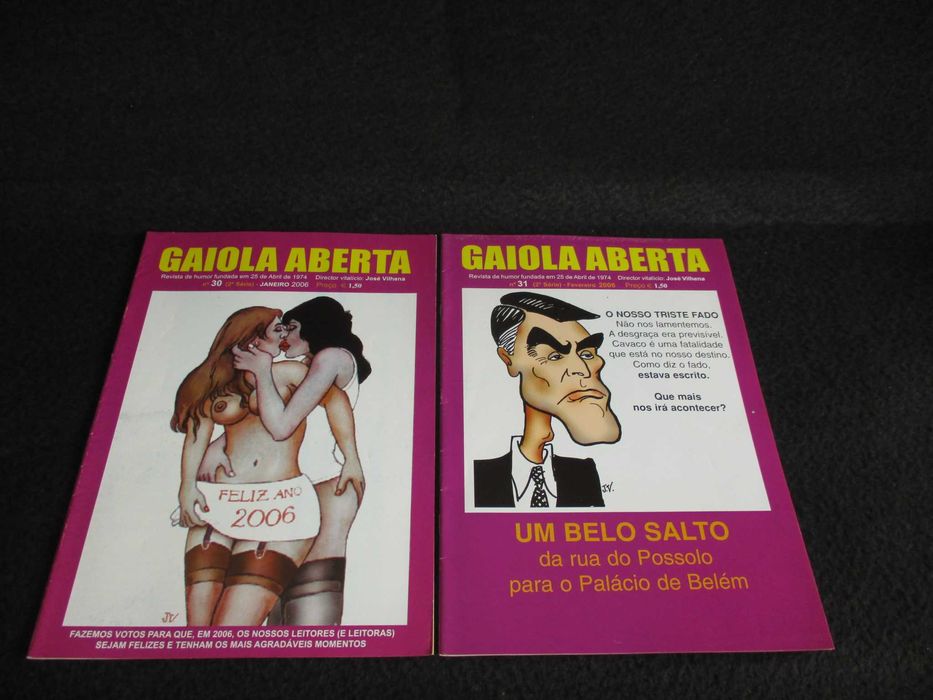 Livros Revistas Gaiola Aberta José Vilhena