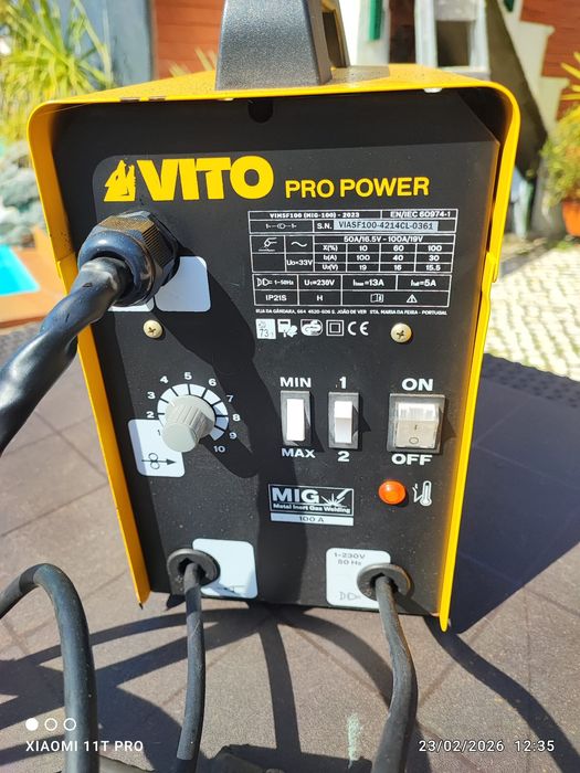 Máquina de soldar a fio Vito