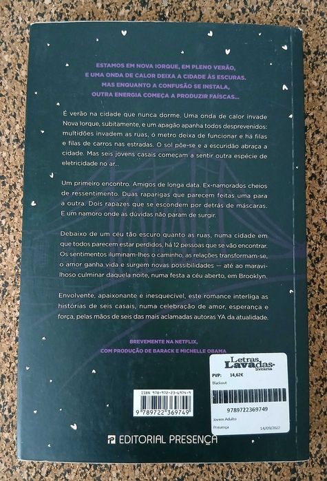 Livro - Blackout: O Amor Também Brilha no Escuro