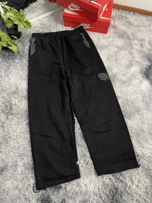 Чорні штани Mertra на утяжках / штани мертра чорні / mertra pants