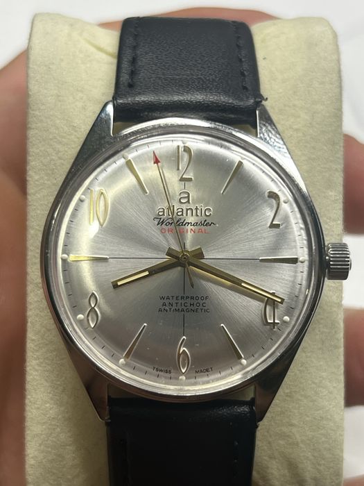 Zegarek Atlantic Worldamster 17J idealny stan