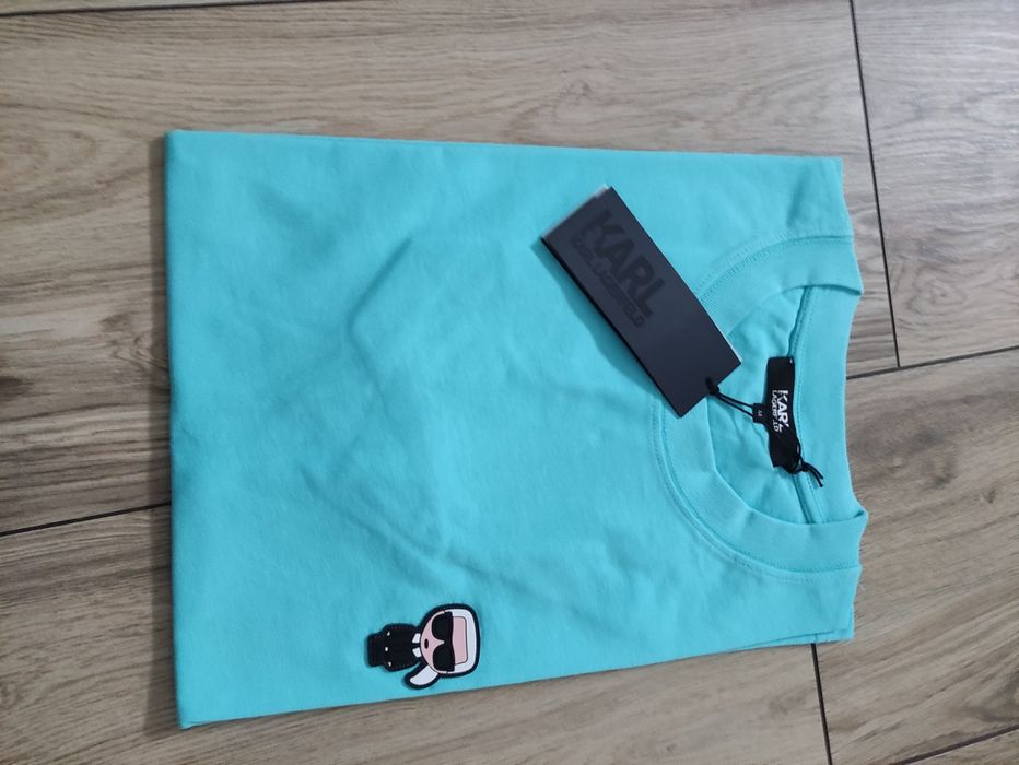 Karl Lagerfeld świetny męski T-shirt rozmiar M