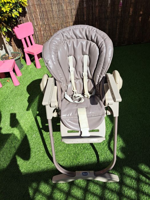 Cadeira refeição/espreguiçadeira polly magic da chicco