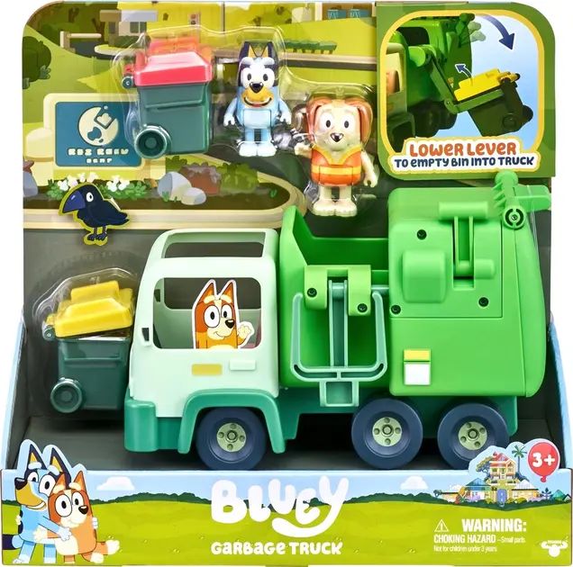 Bluey. Śmieciarka. Nowy Produkt