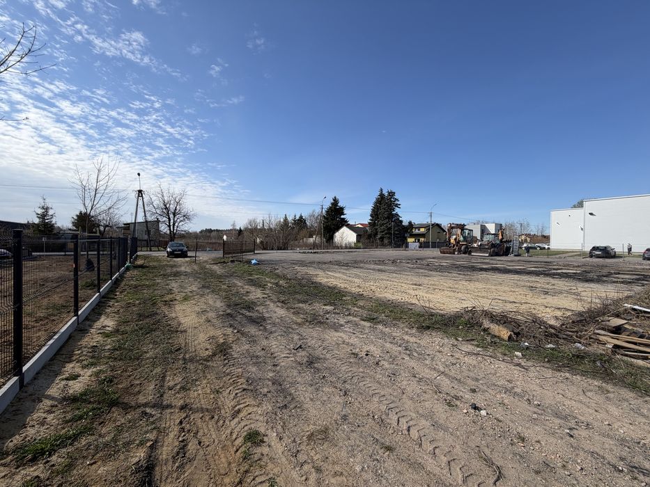 Plac, działka 1000m2, ogrodzona, prąd, parking, świetna lokalizacja