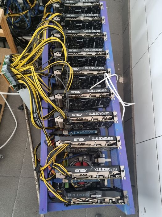 3 Rigs Mineração 23 placas 1660 super