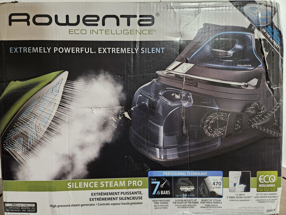 Ferro com Caldeira ROWENTA 7.6bar - 470 g/min - Novo c/garantia