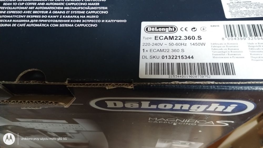 Ekspres do kawy DeLonghi Magnifica S