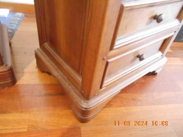 conjunto 2 mesas cabeceira em cerejeira maciça ATENÇÃO LER O ANUNCIO